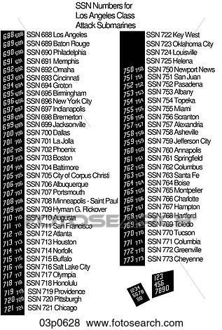 Clip Art - class numbers. Fotosearch