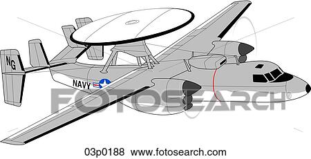 e-2c hawkeye View Large Clip Art Graphic Clip Art - e-2c hawkeye. Fotosearch