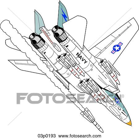 f-14 firing View Large Clip Art Graphic Clipart - f-14 firing. Fotosearch