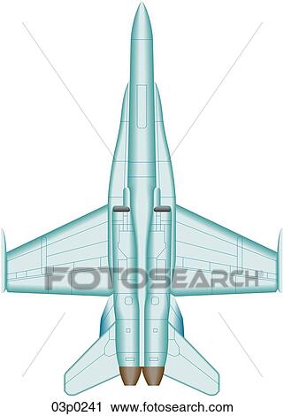 f-18 belly View Large Clip Art Graphic Clipart - f-18 belly. Fotosearch