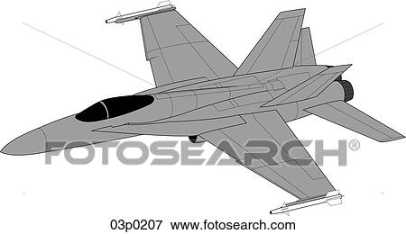 f-18c hornet View Large Clip Art Graphic Clip Art - f-18c hornet. Fotosearch
