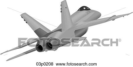 f_a-18 back side View Large Clip Art Graphic Clip Art - f_a-18 back side. Fotosearch