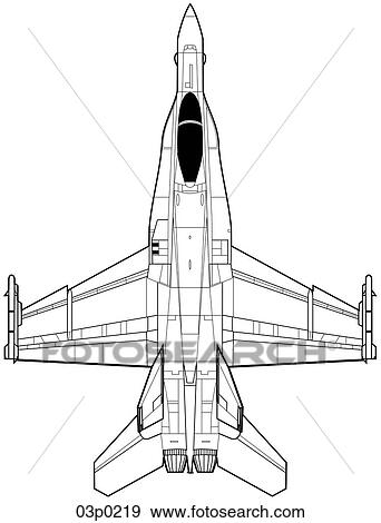 Clip Art - f_a-18e top. Fotosearch
