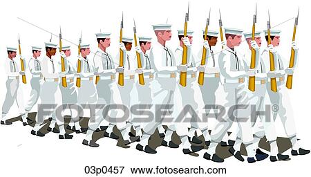 honor guard, navy View Large Clip Art Graphic Clip Art - honor guard, navy. Fotosearch