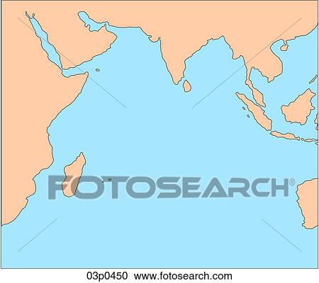 indian ocean shoreline View Large Clip Art Graphic Clipart - indian ocean shoreline. Fotosearch