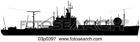Clip Art - range sentinel (outline). Fotosearch