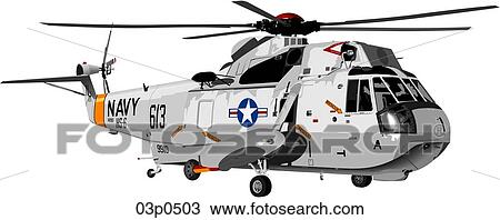 sh-3h sea king View Large Clip Art Graphic Clipart - sh-3h sea king. Fotosearch