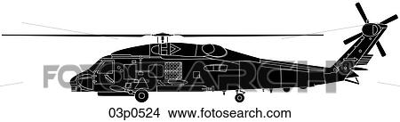 Clipart - sh-60 side reversed. Fotosearch