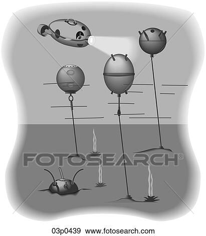 underwater vehicle View Large Clip Art Graphic Clip Art - underwater vehicle. Fotosearch