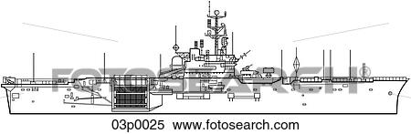 uss iwo jima View Large Clip Art Graphic Clipart - uss iwo jima. Fotosearch
