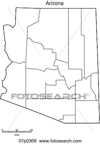 arizona county map View Large Clip Art Graphic Clip Art - arizona county map. Fotosearch