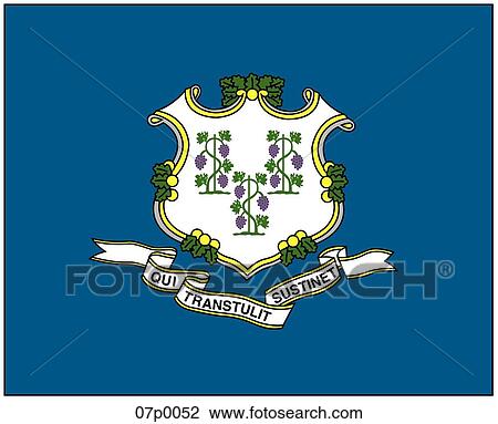 connecticut flag View Large Clip Art Graphic Clipart - connecticut flag. Fotosearch