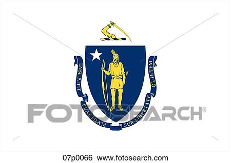 massachusetts flag View Large Clip Art Graphic Clip Art - massachusetts flag. Fotosearch