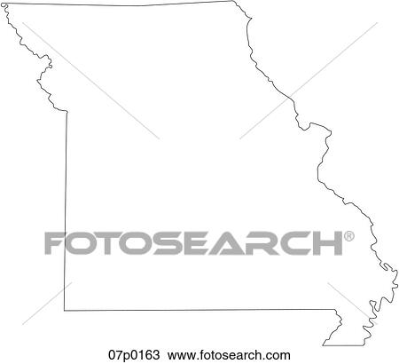 missouri map View Large Clip Art Graphic Clipart - missouri map. Fotosearch