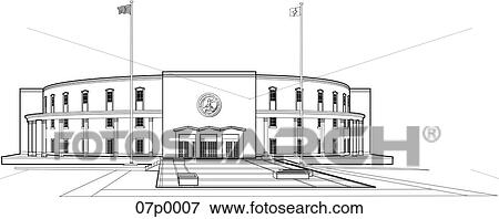 Clip Art - new mexico capitol. Fotosearch
