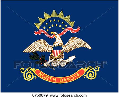 north dakota flag View Large Clip Art Graphic Clip Art - north dakota flag. Fotosearch