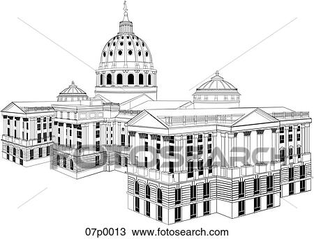 Clipart - pennsylvania capitol. Fotosearch
