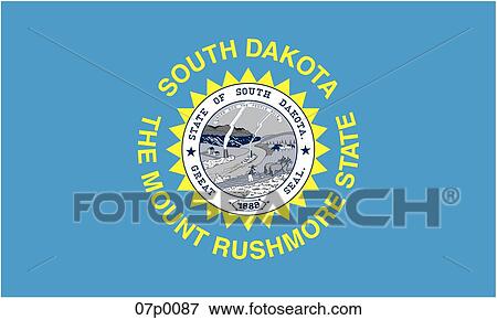 south dakota flag View Large Clip Art Graphic Clip Art - south dakota flag. Fotosearch