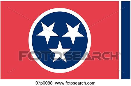 tennessee flag View Large Clip Art Graphic Clip Art - tennessee flag. Fotosearch