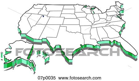 us map slanted View Large Clip Art Graphic Clipart - us map slanted. Fotosearch