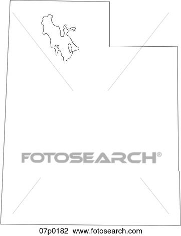 utah map View Large Clip Art Graphic Clipart - utah map. Fotosearch