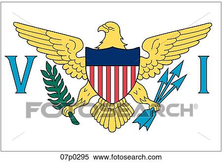 virgin islands flag View Large Clip Art Graphic Clipart - virgin islands flag. Fotosearch