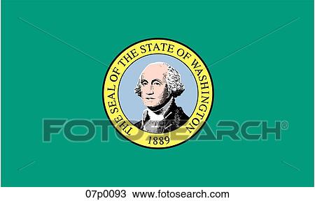 washington flag View Large Clip Art Graphic Clipart - washington flag. Fotosearch