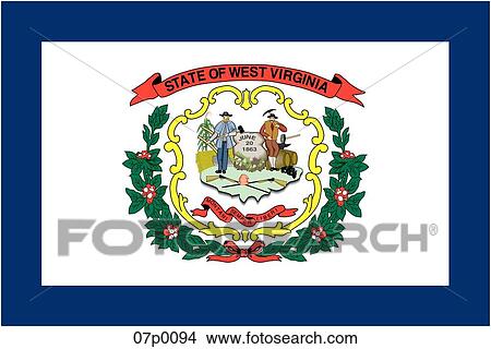 west virginia flag View Large Clip Art Graphic Clipart - west virginia flag. Fotosearch