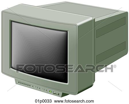 19 inch monitor View Large Clip Art Graphic Clipart - 19 inch monitor. Fotosearch