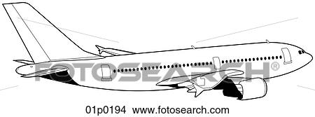 Clipart - 737 side view. Fotosearch
