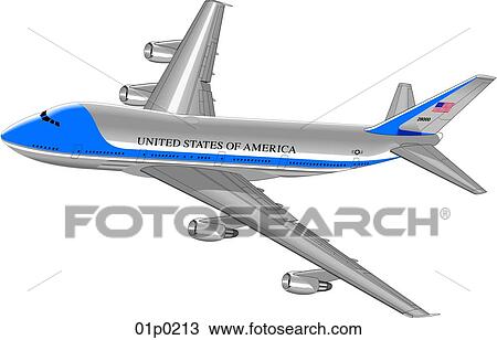 air force one clip art