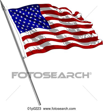 american flag furling 2 View Large Clip Art Graphic Clipart - american flag furling 2. Fotosearch