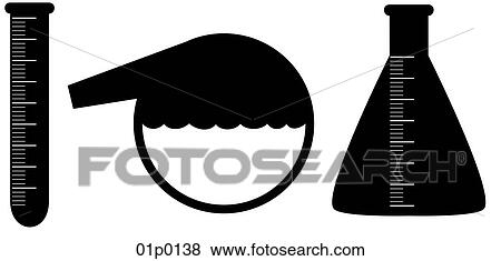 Beakers Clip Art | 01p0138 | Fotosearch