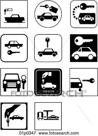 car rental View Large Clip Art Graphic Clip Art - car rental. Fotosearch