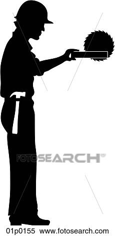 Clipart - carpenter. Fotosearch