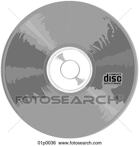 Cd Rom ディスク クリップアート 01p0036 Fotosearch