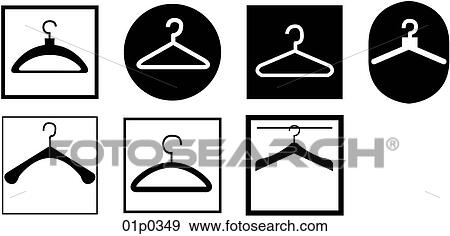 Clip Art - coat check. Fotosearch