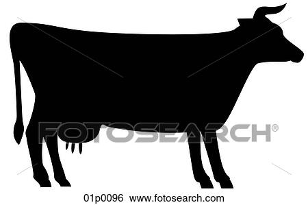 Clip Art - cow. Fotosearch