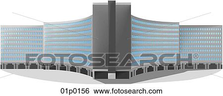 Clip Art - dept of hud bldg. Fotosearch