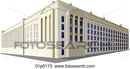 Clipart - dept of justice bldg. Fotosearch