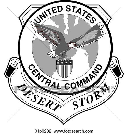 Clipart - desert storm patch. Fotosearch