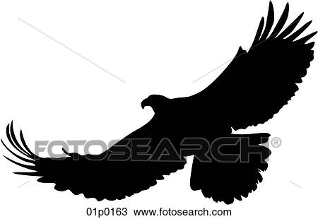 eagle silhouette View Large Clip Art Graphic Clipart - eagle silhouette. Fotosearch
