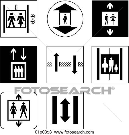Clipart - elevator. Fotosearch