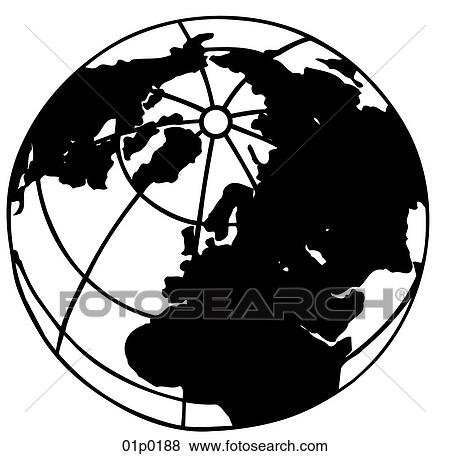 Clip Art - globe. Fotosearch