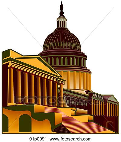 house of representatives View Large Clip Art Graphic Clipart - house of representatives. Fotosearch