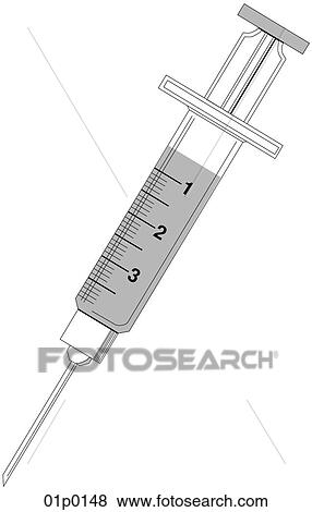 hypodermic needle View Large Clip Art Graphic Clip Art - hypodermic needle. Fotosearch