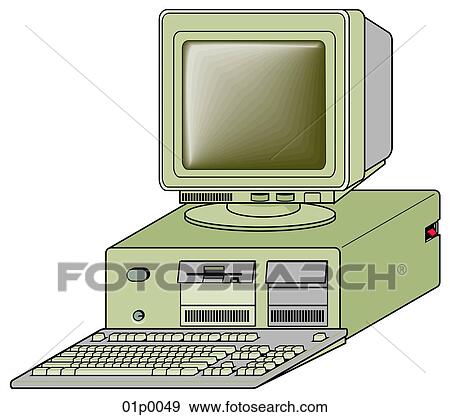 ibm ps 2 View Large Clip Art Graphic Clip Art - ibm ps 2. Fotosearch