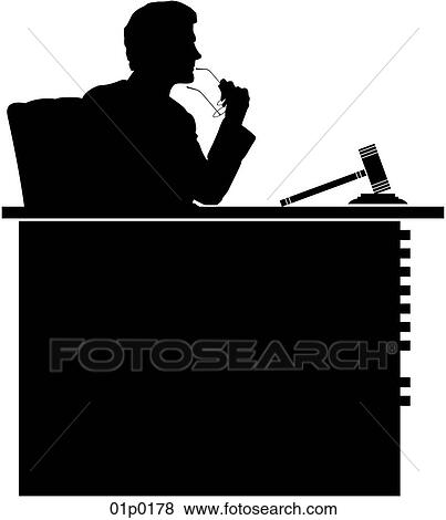 Clip Art - judge 2. Fotosearch