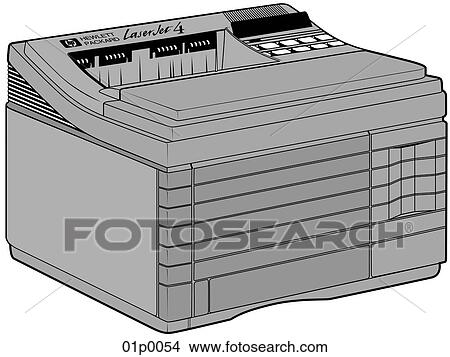 laserjet 4 View Large Clip Art Graphic Clipart - laserjet 4. Fotosearch