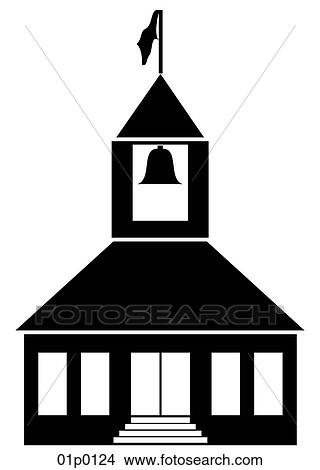one room school View Large Clip Art Graphic Clipart - one room school. Fotosearch